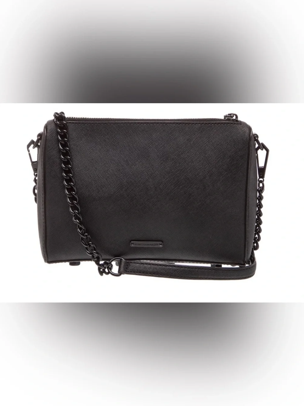 Rebecca Minkoff Avery Saffiano Leather Chain-Detail Crossbody